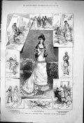 Old 1876 Scene Comedy Alexandre Dumas L'Etrangere Theatre Francaise B Victorian