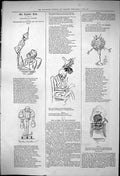Old Print 1876 Captious Critic Theatre Fablers British Playwright French 19th
