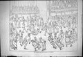 Antique Old Print 1876 Holborn Ice Skating Rink Entertainment Brunton Drawing