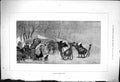 Original Old Antique Print 1876 Dutch Ice Skating Party Holland Sport Victorian