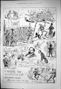 Old 1876 St. Patricks Day Celebration Alexandra Palace Henry Ward O'S Victorian