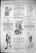 Old Antique Print 1876 Captious Critic Glasgow Cathedral Tableau Romance 19th