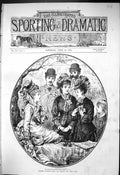 Old 1876 Hoping Against Hope Chance Dark Blue Beautiful Women Binocul Victorian