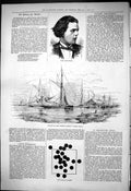 Old 1876 Portrait Herr Rubinstein Opening Yachting Season Boats Holla Victorian