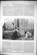 Old Antique Print 1876 Scene Plot Passion Blackheath Dramatic Club Actors 19th