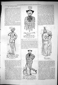 Antique Old Print 1876 Captious Critic Theatre Olympic Randal Roberts Costume