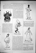 Old 1876 Captious Critic Theatre Harry Jackson Jenny Leather Man Swim Victorian