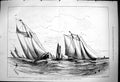 Old 1876 Royal London Yacht Club Channel Match Olga Egeria East Swin Victorian