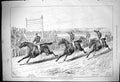 Antique Print 1876 GCup Horse Racing Telegraph Board Apology Craig Millar T