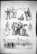 Antique Print 1876 Longchamps Horse Racing Sport French Betting Grand Prix 19th
