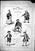 Old 1876 Famous Players Bannister Dodd Campley Baddeley Reddish Brass Victorian