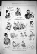 Old 1876 Bravo Mystery Lewis Serjeant Griffiths Meredith Usher Pritch Victorian