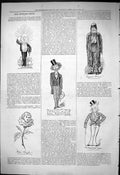 Old 1876 Captious Critic Theatre Music Hall Swine Sergeant Ones Rose Victorian