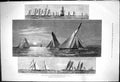 Old 1876 Yachting Isle Wight Arrow Olga Queen'S Cup Hildegarde Cutter Victorian