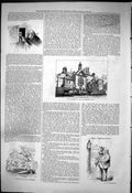 Antique Print 1876 Serjeants Inn Chancery Lane Grave Trees Doubleyew Man Re