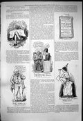 Old 1876 Captious Critic Sporting And Dramatic Newspaper Vaudeville T Victorian
