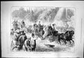 Old Antique Print 1876 Duchess Edinburgh St. Petersburg Horses Transport 19th