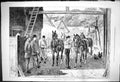 Old Antique Print 1876 Changing Horses Farmyard Scene Finishing Touches 19th