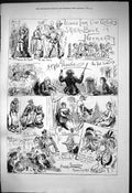 Old 1876 Normandy France Theatre CafÇ Entertainment Harry Furniss Ske Victorian