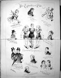Old Print 1876 Extracts The Press Three Graces Musical Agent Ballet Jovi 19th