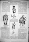 Antique Old Print 1876 Captious Critic Theatre Lottie Venne Francis France 19th