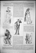 Old Antique Print 1876 Captious Critic Theatre Countess Belmont Fortescue 19th