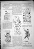 Antique Print Captious Critic Charles King France Henry Fourth Righton 1876