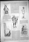 Antique Print Captious Critic Theatre 1876 Henry Neville Melodrama Olympic 19th
