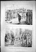 Antique Old Print Sport Drama At The Seat War Sketches 1876 Irving Montague