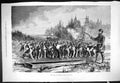 Old Antique Print Czar Russia Pack Hounds Animals Dogs Outdoor Scene 1876 19th