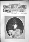 Antique Print Miss Leighton As Chorus Henry V Portrait Beautiful Woman 1876