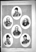 Old Print Hunting 1876 Seabright Bartlett Rance Goodall Christian Maiden 19th