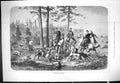 Old Print Muscovite Sports Hunting Dogs Hounds Horses Outdoor Scene 1876 19th