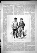 Old Print Coaching Driving Pen Pencil The War Forbes Villiers Lennox 187 19th