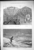 Old North Pole Sport Skiing Granville Hotel Theatre Dining Hall 1876 Victorian