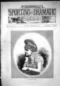 Original Old Antique Print Miss Violet Cameron Beautiful Woman Portrait 1876