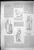 Old Print Captious Critic Theatre 1876 Gaiety Man In Posession Irish Bull 19th