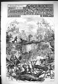Antique Old Print Robinson Crusoe Scene Covent Garden Theatre 1876 Friston 19th