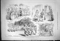 Antique Print Liverpool Pantomimes Sinbad Humpty Dumpty Aladdin Beauty 1877