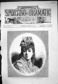 Old Miss Ella Chapman Angelica Perkins Burlesque Robinson Crusoe 1877 Victorian