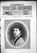 Original Old Antique Print Mrs Monckton Beautiful Woman Portrait 1877 Victorian