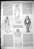 Old 1877 Captious Critic Theatre Cora Fatal Lover Fernandez Beveridge Victorian