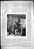 Original Old Antique Print Difficult Passage Man Musical Instrument 1877 19th