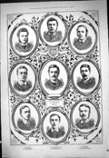 Old 1877 Oxford Boat Race Crew Cawles Marriott Beaumont Pelham Stayne Victorian