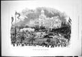 Original Old Antique Print 1877 Great Flower Show Amsterdam Holland Victorian