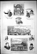 Old 1877 Shakspeare Birthday Stratford-On-Avon Triumphal Arch Sport M Victorian