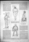Original Old Antique Print 1877 Captious Critic Theatre Grundy Harry Ted 19th