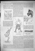 Original Old Antique Print 1877 Captious Critic Theatre Derby Horse Racing 19th