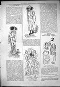 Old Antique Print 1877 Captious Critic Theatre Prize Pictorial Conundrum 19th