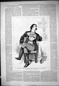 Old 1877 Portrait Lester Wallack Charles Marlowe Stoops To Conquer Th Victorian